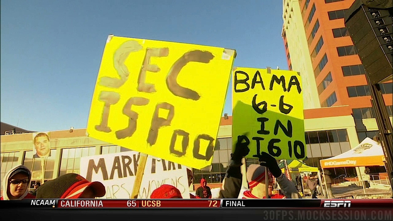 Illustration for article titled "Mark May, Suck On These Nuts": Your OSU-MSU GameDay Sign Roundup